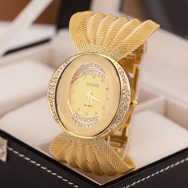 Reloj Mariposa Dorado Mujer Elegancia Dorada