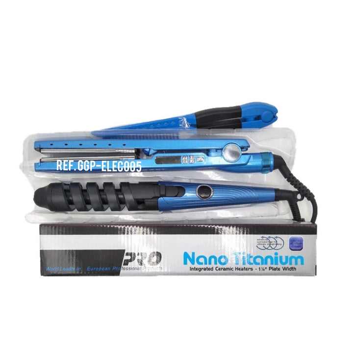 Combo Nano Titanium: Estilo Profesional en un Solo Paquete